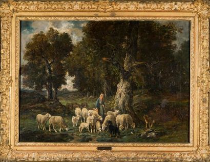 James DESVARREUX-LARPENTEUR (1847-1937)
Bergère...