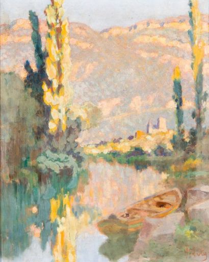 Hippolyte LETY (1878-1959)
Canal à Savières....