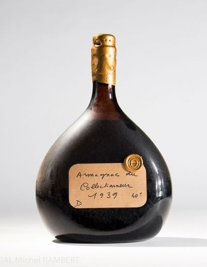 Bouteille d'Armagnac du collectionneur 1939....