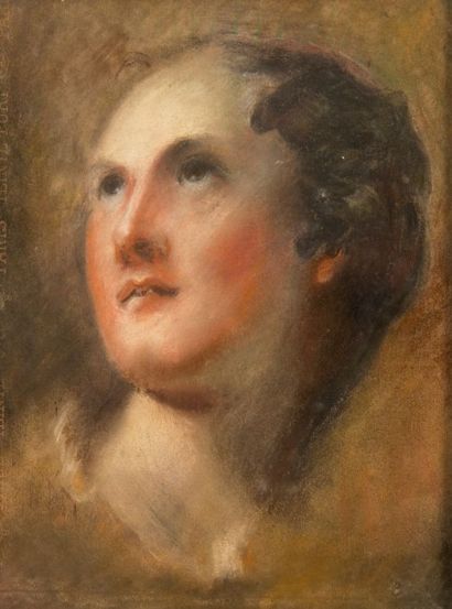 Portrait de femme.
Pastel dans le goût XVIIIème...