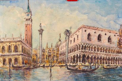 Jules ROCHE (XX)
Vues de Venise.
Ensemble...