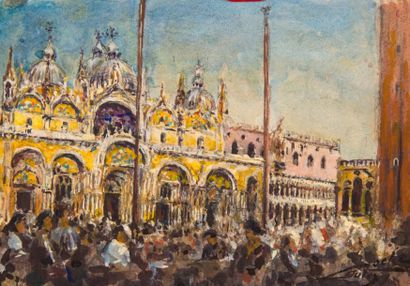 Jules ROCHE (XX)
Vues de Venise.
Ensemble...