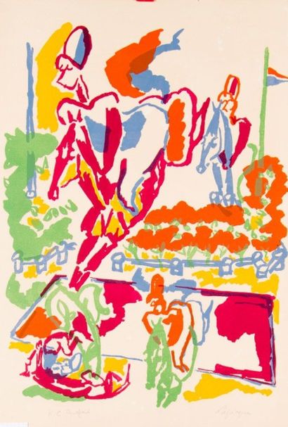 Charles LAPICQUE (1898-1988)
Le Saut de la...