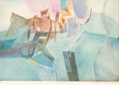 Christine BOUMEESTER (1904-1971)
Ile de France
Eau-forte...