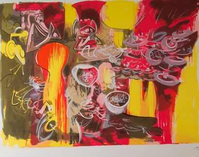 ROBERTO MATTA (1911-2002)
L'eau est mana,...