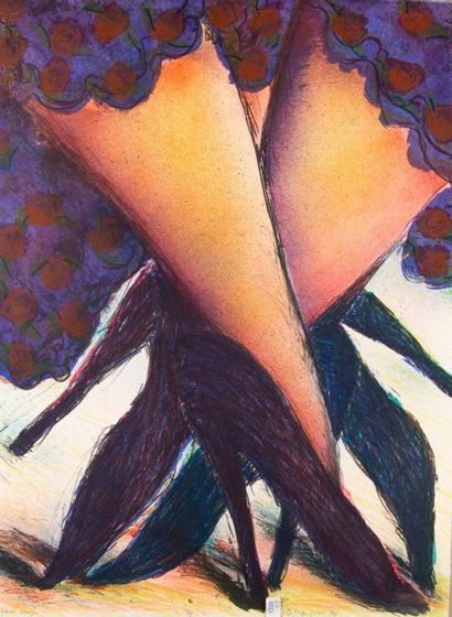Françoise MAGRANGEAS (XXème)
Les Pieds oisifs
Lithographie...