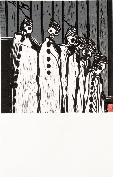 José SAN MARTIN (1951)
Passagers
Lithographie,...