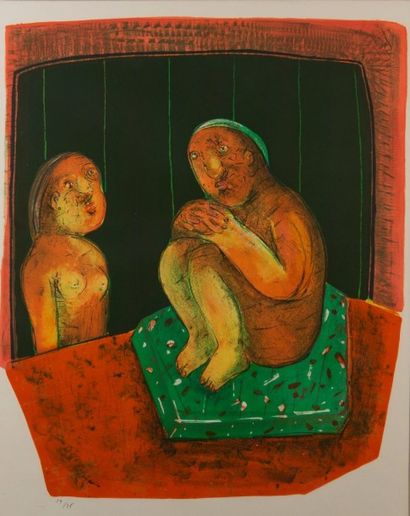 Abraham HADAD (1937)
Elle et lui
Lithographie...