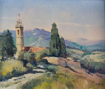 ZAROU (né en 1920)
Paysage de Provence
Huile...