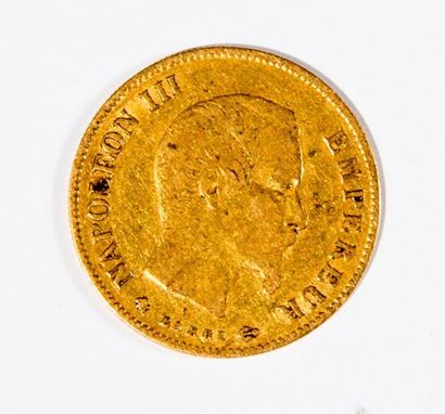 Pièce de 10 franc or, Napoléon III, 1859
