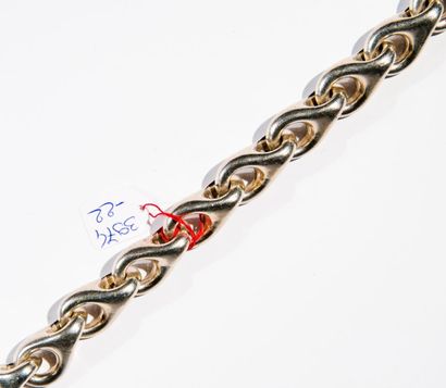 Bracelet à maillons chaîne d'ancre en argent....