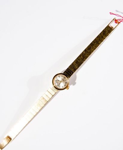 Montre bracelet de femme en or jaune, marque...