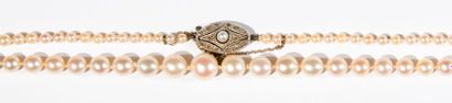 Collier de perles de culture, Fermoir Art...