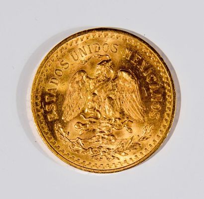 Pièce or 50 pesos, Mexique. 37,5 gr oro puro....