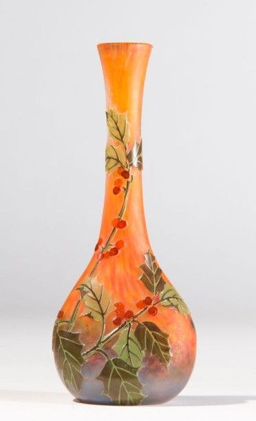 DANS LE GOUT DE GALLE
Petit vase berluze...