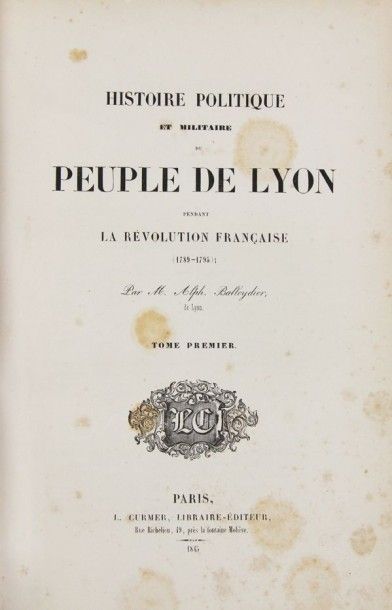 BALLEYDIER (A)
Histoire politique et militaire...