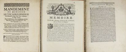 [FACTUM DAUPHINOIS].
Déclaration du Roi du...