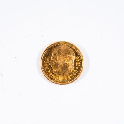 Pièce or de Dos pesos mexicaine.
Poids: 2,1...