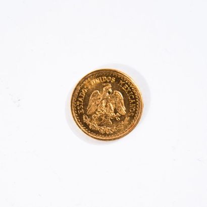 Pièce or de Dos pesos mexicaine.
Poids: 2,1...