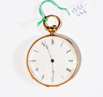 Montre de gousset fin XIXème siècle, monture...