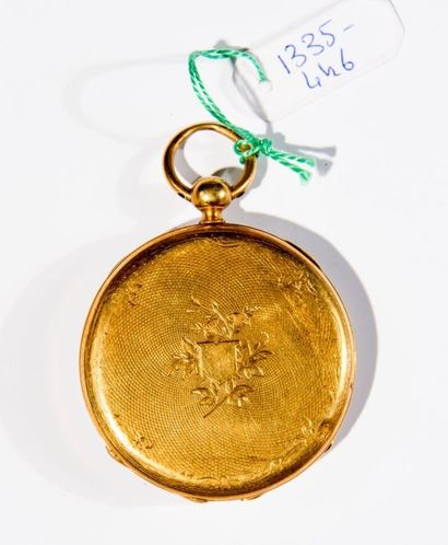 Montre de gousset fin XIXème siècle, monture...