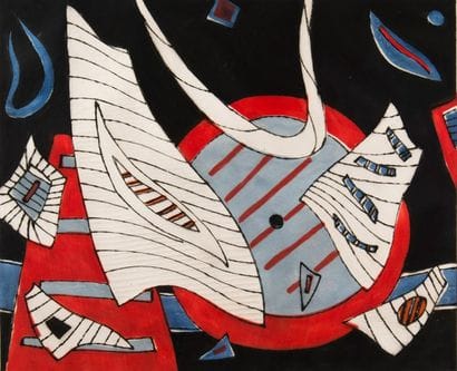 Henri GOETZ (1909-1989)
Composition.
Carborundum...
