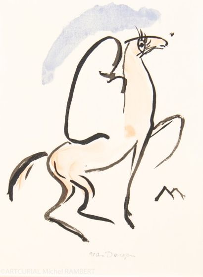 D'après Kees VAN DONGEN (1877-1968)
Cavalier...
