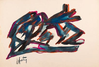 Henry Maurice D'ANTY (1910-1998)
Compositions.
Aquarelle...