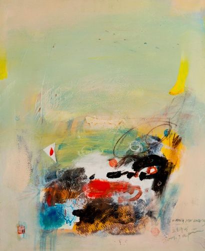 WANG YANCHENG (né en 1960)
Sans titre.
Huile...