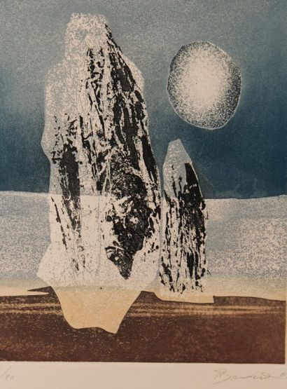 Henri BAVIERA (1934)
Sans titre. 1968.
Lithographie...