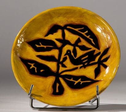 Jean LURÇAT (1892-1966)
Assiette émaillée...