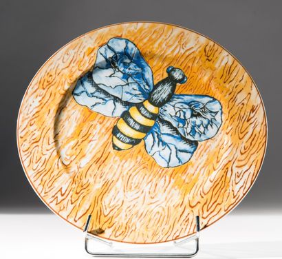 JÖRG IMMENDORFF (1945-2007)
L'abeille.
Plat...
