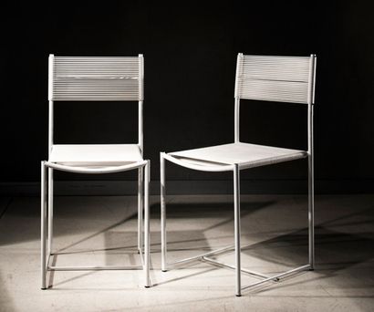 * Giandomenico BELOTTI (XXe)
Paire de chaises...