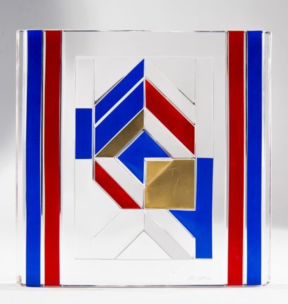 Otto Herbert HAJEK (1927-2005)
Panneau rectangulaire...