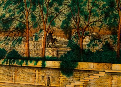 Jean CARZOU (1907-2000)
Paris sur Seine.
Ensemble...