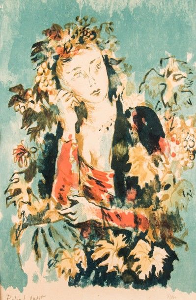 Roland OUDOT (1897-1981)
L'automne, lithographie...