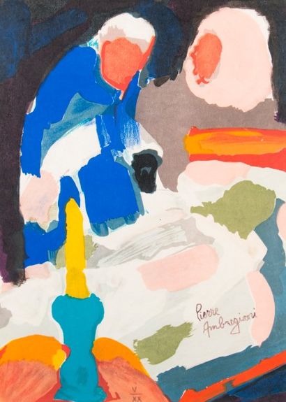 Pierre AMBROGIANI (1907-1985)
Au chevet du...