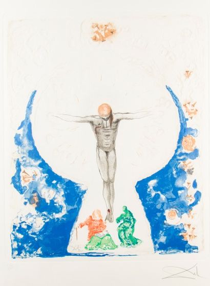 Salvador DALI (1904-1989)
L'Hostie.
Lithographie...