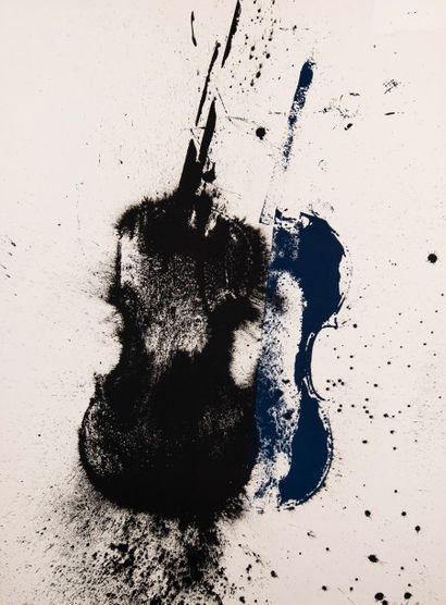 Fernandez ARMAN (1928-2005)
Bleu et noir....