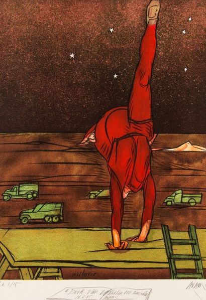 Valerio ADAMI (1935)
Préludio.
Lithographie...