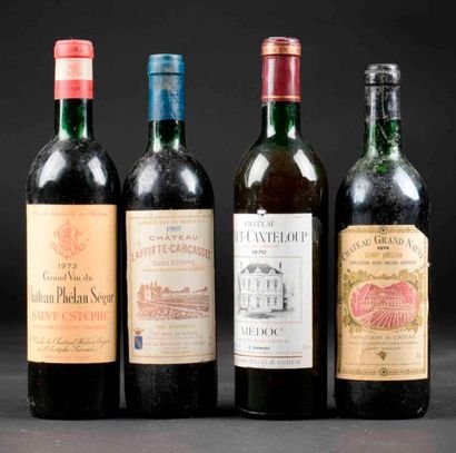 5 bouteilles: Grand Nauve St Emilion 1975...