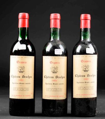 Graves, Château Brochon, 1982, 15 boutei...