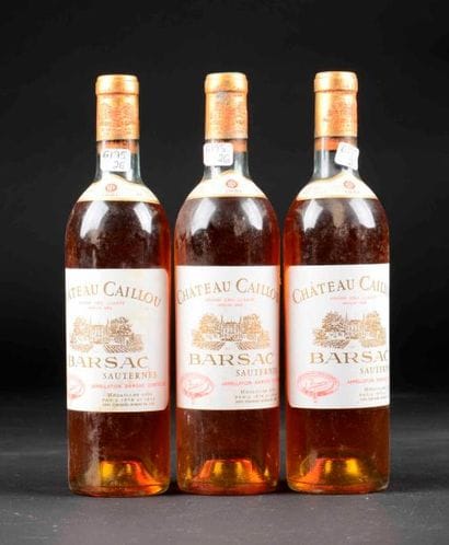 Sauternes, Barsac Château Caillou, 1961,...