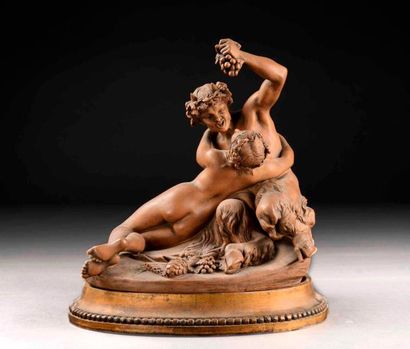 CLODION (D'après).
Bacchanale, tirage en...
