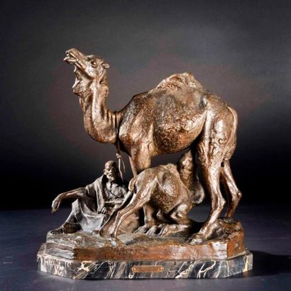 TARRIT Jean (1866-1950) 
Femelle dromadaire...
