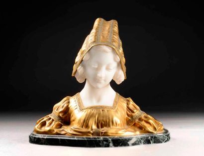 HANOTEAU Eugène 
Jeune femme en costume Renaissance,...