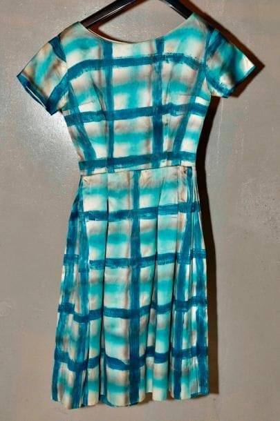 ANONYME ANNEES 1960.
Robe manche courtes...