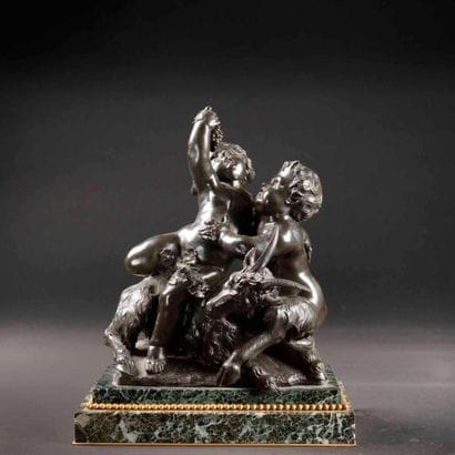 CLODION (D'après).
Bacchus jeune, groupe...