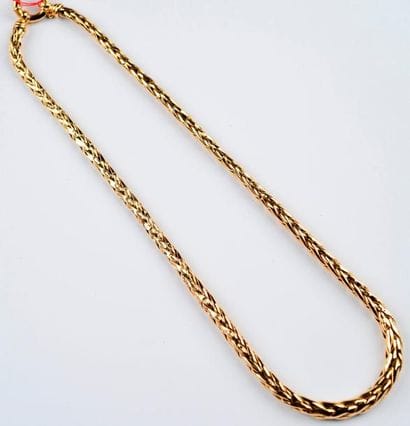 Collier maille palmier en chute. 18,2 g