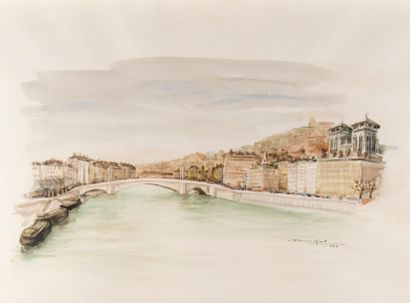 * Georges GAILLARD (Né en 1924)
Vue de la...